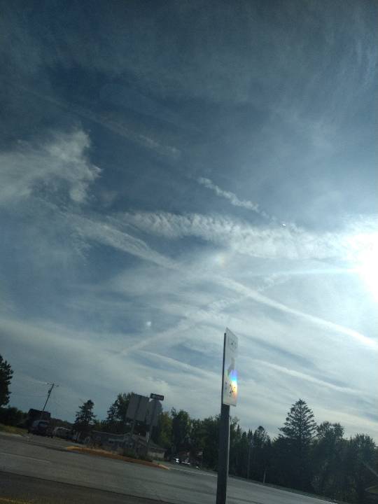 Sky photo by #ChemTracker44 in Wittenberg, WI