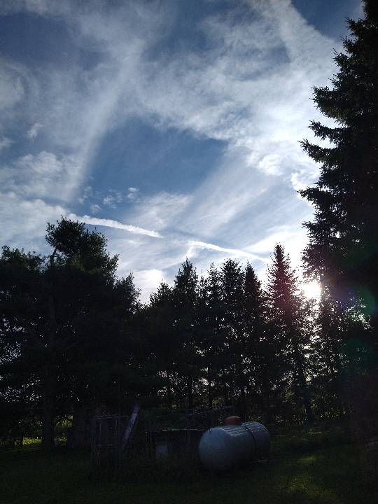 Sky photo by #ChemTracker44 in Hatley, wi