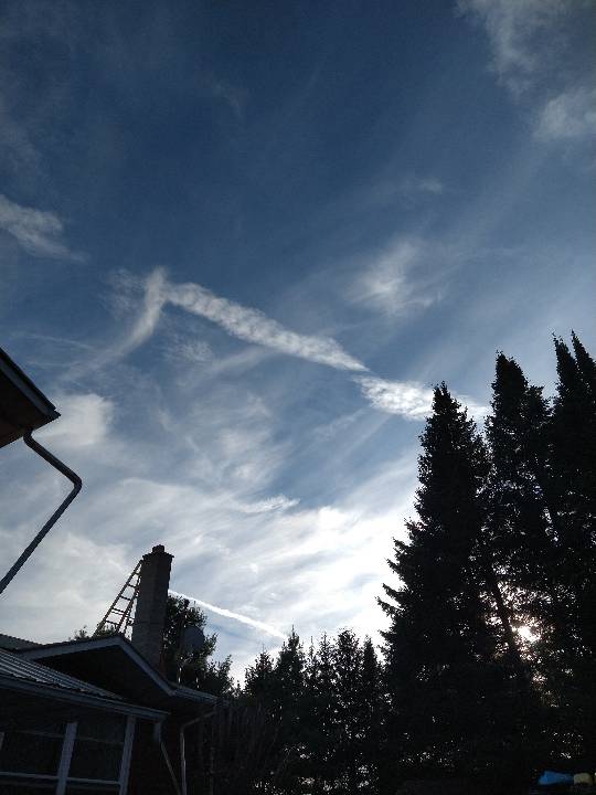 Sky photo by #ChemTracker44 in Hatley, wi