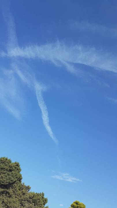 Sky photo by Annemarie Abi Assi in Aegina/Greece... 9h20