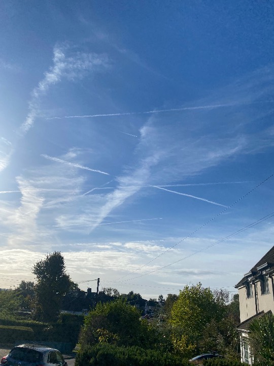 Sky photo by P. Andreas in England North London